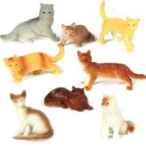 Mini Cat Figurines Assorted (24)