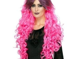Gothic Glamour Wig Pink
