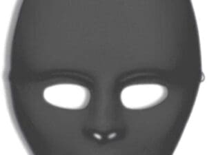 Black Full Face Mask Halloween Costume Accessory