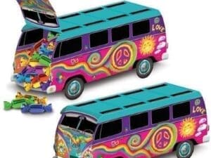 Groovy 60's Van Centerpiece Decoration (Each) - Party Supplies