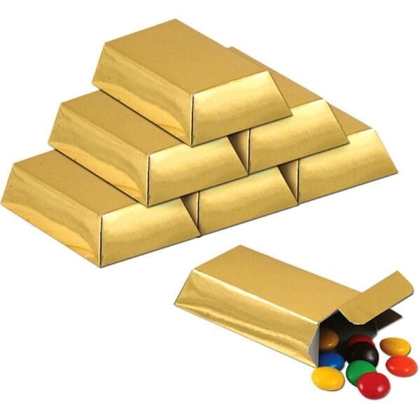 Decorative Foil Gold Bar Favor Set