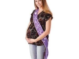 Beistle 60179 - Mom to Be Satin Sash - Pack of 6