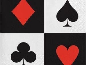 16ct Card Night Cocktail Beverage Napkins