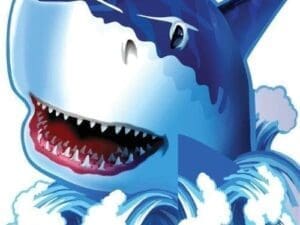 Shark Splash Standup Centerpiece, 1 Ct