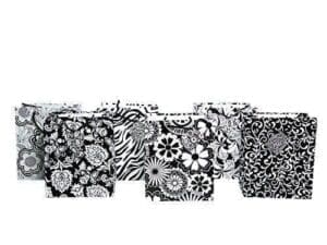 Medium Black and White Designs Gift Bags