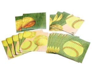 Fastpitch Softball Beverage Napkins 16ct Size Napkin