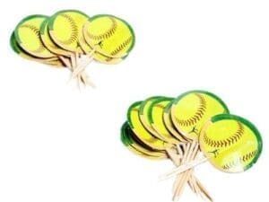 Fastpitch Softball Party Picks 24ct