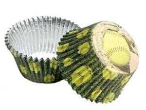 Fastpitch Softball Cupcake Liners 36ct