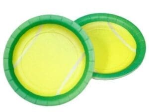 Tennis Ball Dessert Plates 8ct