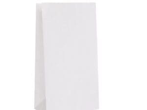 White Paper Favor Bags (12 Pack)