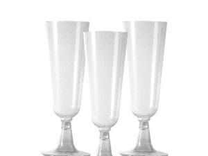 Mimosa Flutes Clear 20 Pc for Wedding