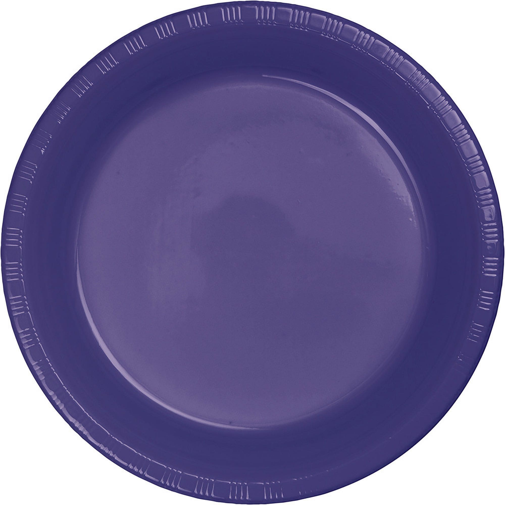 Plastic Banquet Plate, 10", Amethyst, 20 Ct