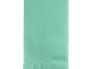 Dinner Napkins, 2-Ply, 1/8 Fold, Fresh Mint, 50 Ct