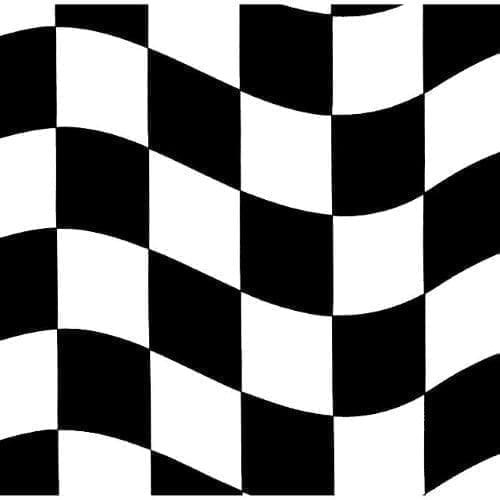 Checkered Beverage Napkins, Black/White, 18 Ct