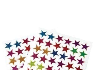 Classic Metallic Star Stickers Toy (Lot of 576), Assorted Color