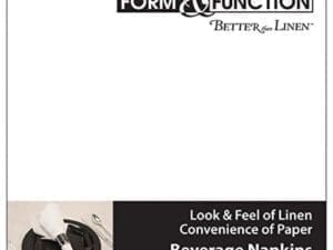 White Beverage Airlaid Napkins, 24 Pk