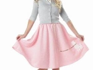 Adult Pink Poodle Skirt Costume