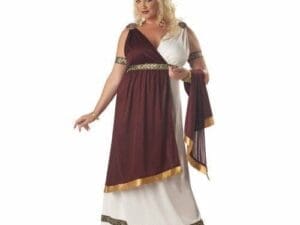 Roman Empress Goddess Dress Costume Adult Plus XX-Large 16-18