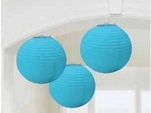 Lantern Rd 9 Inches -Blue 3 Ct