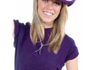 Purple Cowboy Hat Halloween Costume Accessory