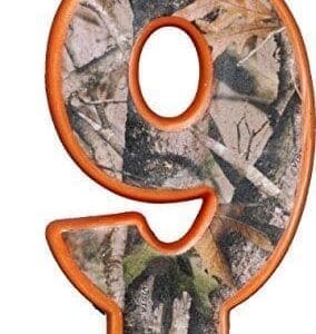 Next Camo Birthday Number Candle