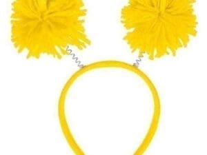Yellow Pom-Pom Head Bopper Halloween Costume Yellow