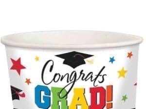 Graduation 9oz Treat Cups (8 Count) - Party Supplies