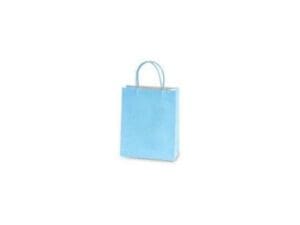 Pastel Blue Euro Medium Gift Bag Case Pack 60