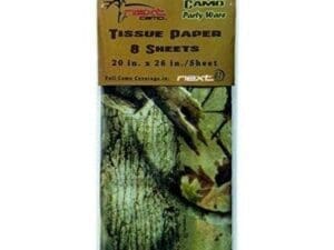 Camo Camouflage Tissue Paper By Havercamp, 8 Sheets