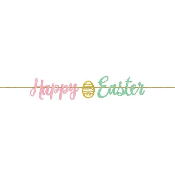 Glitter Easter Letter Banner