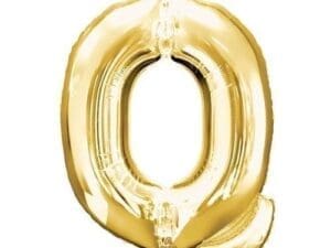 Price Includes Helium 34in Gold Letter Balloon (Q)