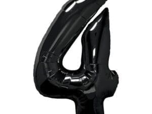 34 Inch Black Number 4