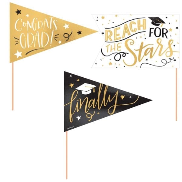Foil Grad Pennants