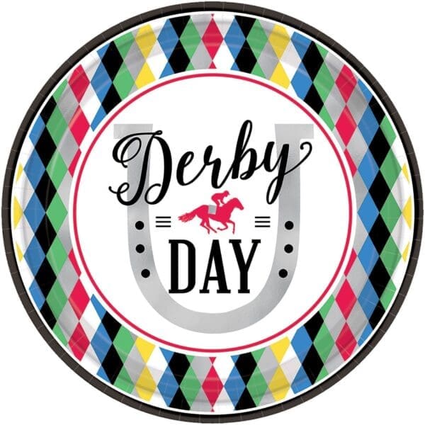 Derby Day 9" Plate