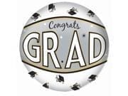 Black, Gold & Silver Graduation Autograph Beach Ball