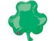 18 in. State Pattys Shamrock Junior Shape Foil Balloon -