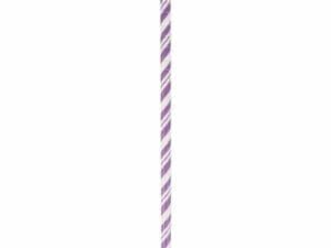 24ct Amethyst Striped Paper Straws
