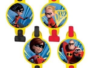 8 Disney Pixar Incredibles 2 Superhero Birthday Party Loot Favor Treat Blowouts
