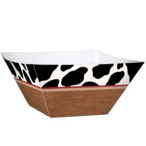 Western Small Square Paper Bowls