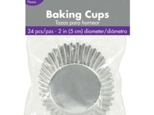 Silver Baking Cups 24ct