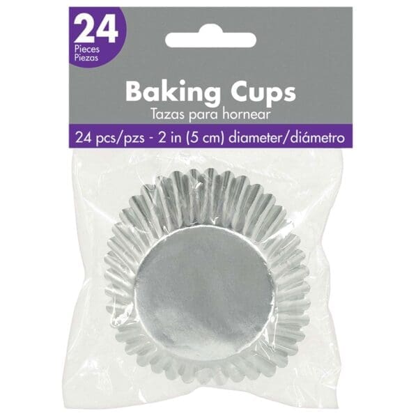 Silver Baking Cups 24ct