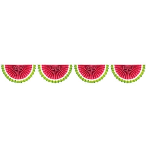 Summer Fruit Watermelon Bunting Garland (6ft)