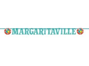 Glitter Margaritaville Letter Banner
