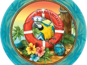 Margaritaville 9" Lunch Plate (18 Count)