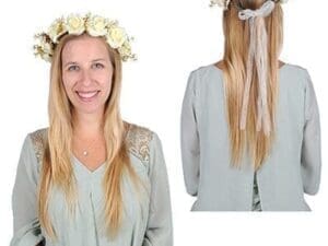 AdjustableFloral Crown