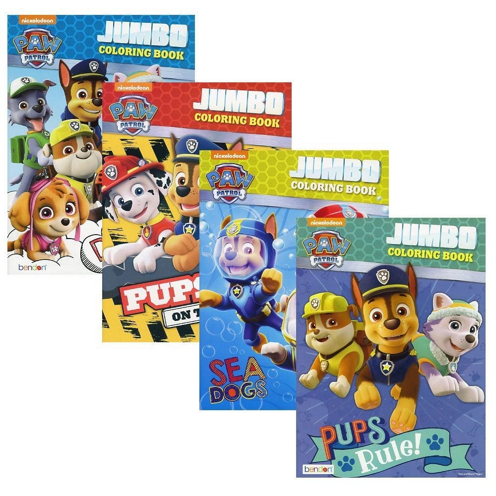 Paw Patrol Jumbo Coloring Book - The Party Place