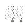 White Graduation Dizzy Danglers, 8 Pk - Image 2