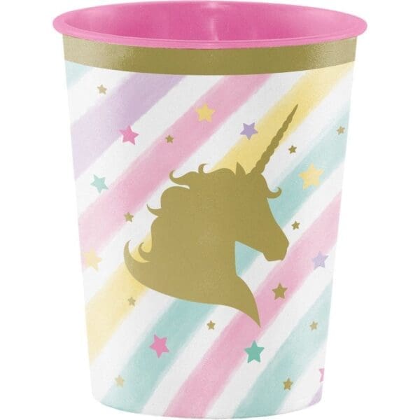 Sparkle Unicorn Plastic Keepsake Party Cup