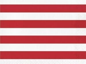 Patriotic Patterns Lunch Napkins, 16 Pack