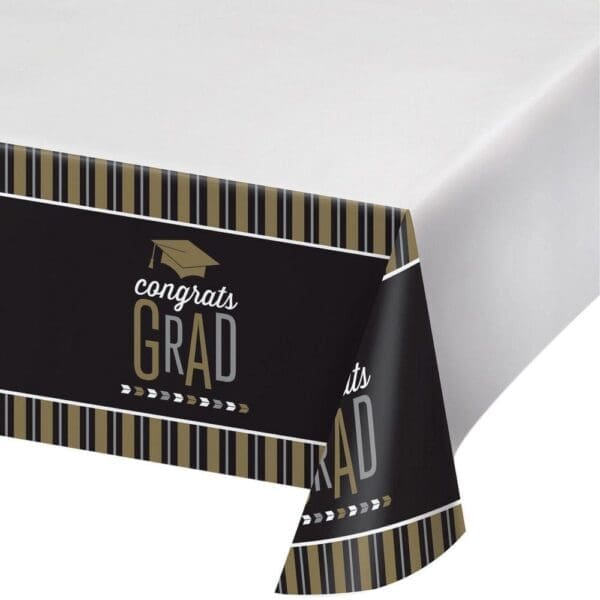 Grad Plastic Tablecover by Windy City Novelties